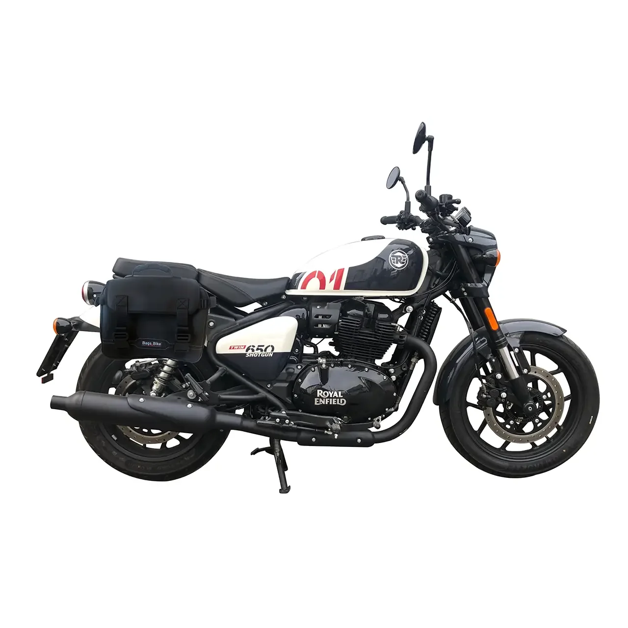 Panniers for Royal Enfield Shotgun, pair of ADVENTUR side bags - Image 2