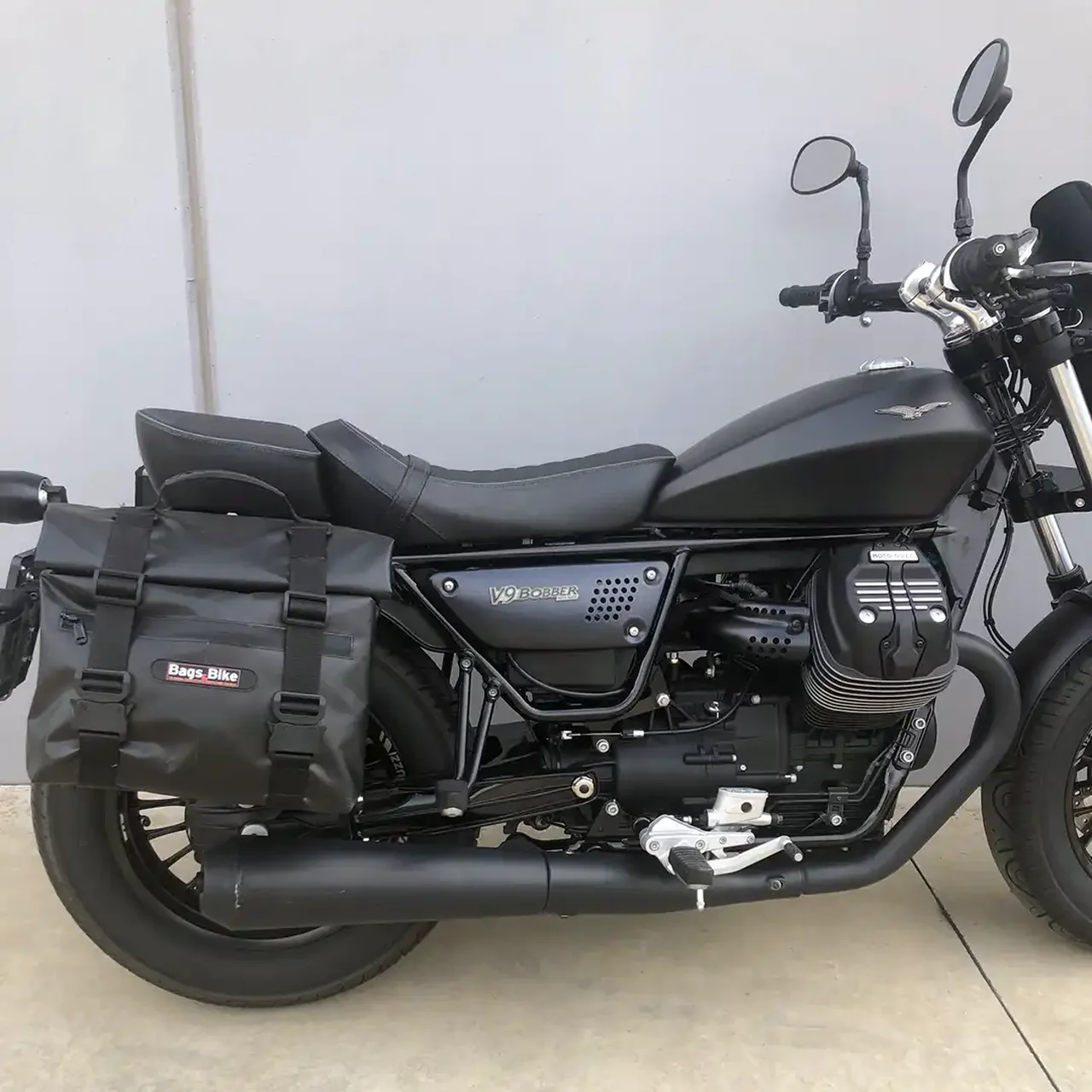 Borse laterali per Moto Guzzi Bobber, coppia di borse AMIATA - immagine 4