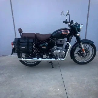 Panniers for Royal Enfield Classic 350, pair of AMIATA side bags