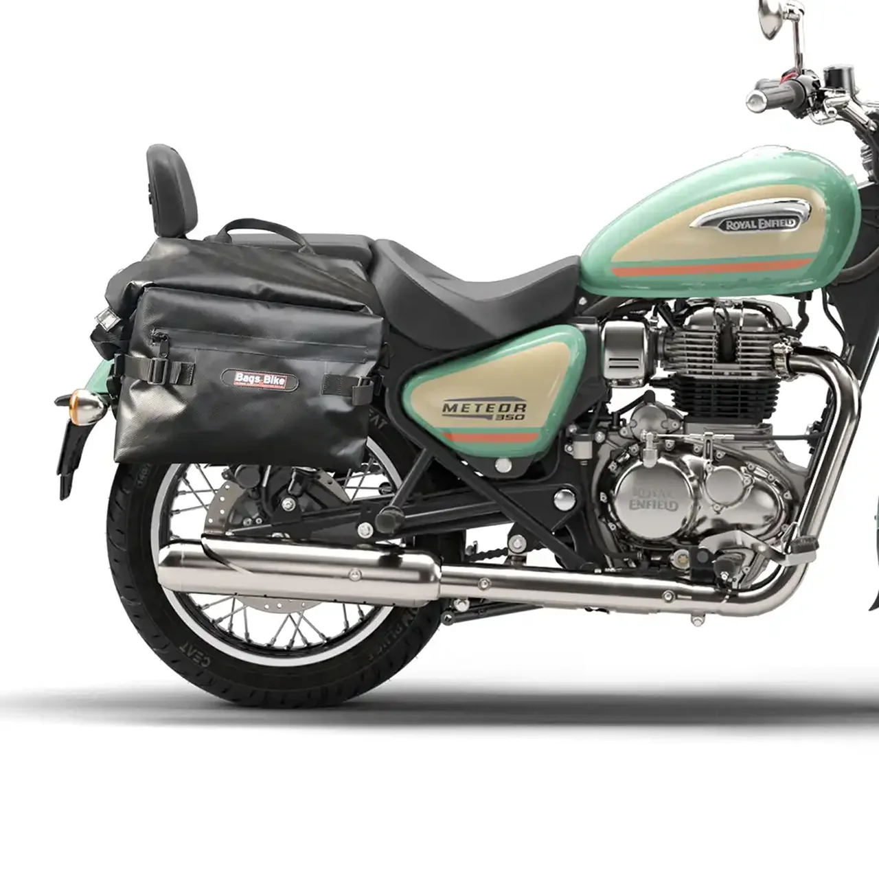 Panniers for Royal Enfield Meteor 350, pair of AMIATA side bags - Image 2