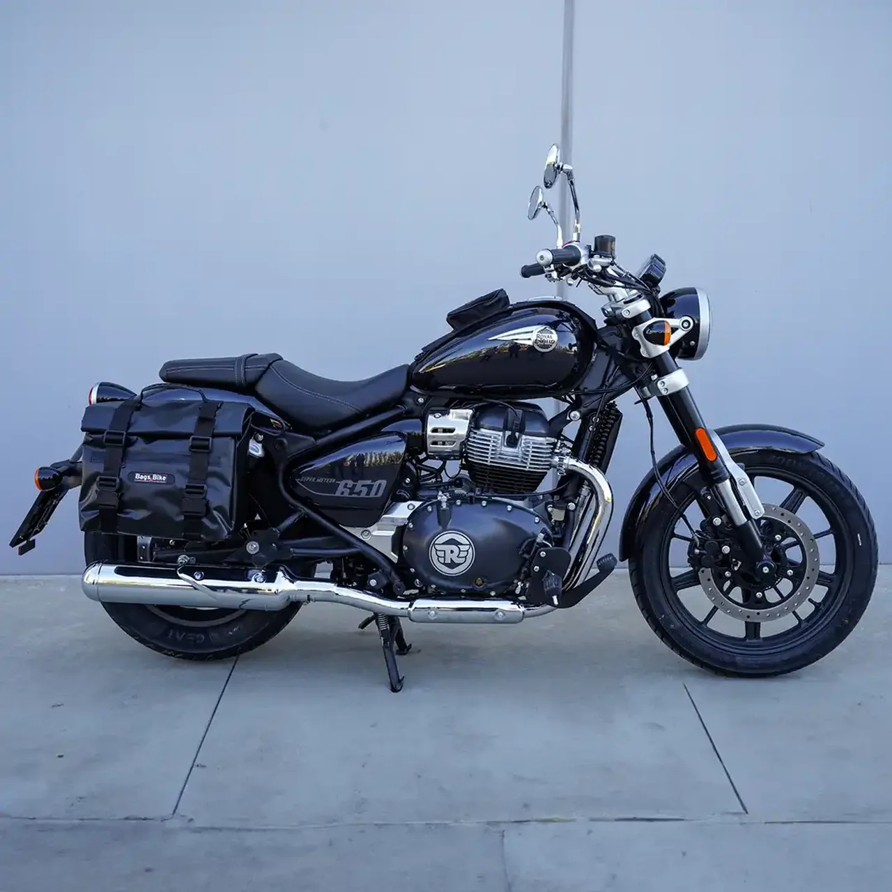 Borse laterali per Royal Enfield Super Meteor 650, coppia di borse AMIATA