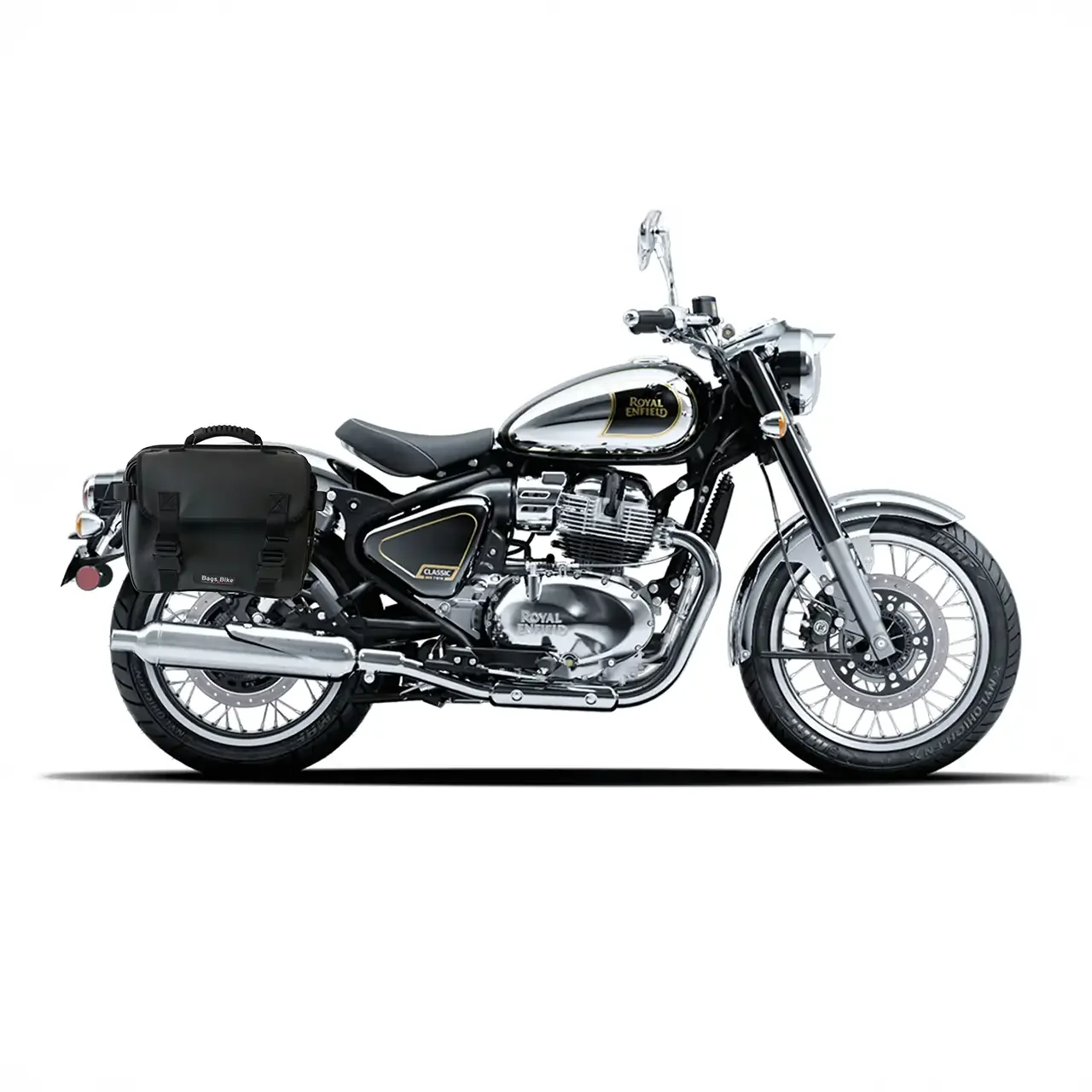 Panniers for Royal Enfield Classic 650, pair of ADVENTUR side bags - Image 2