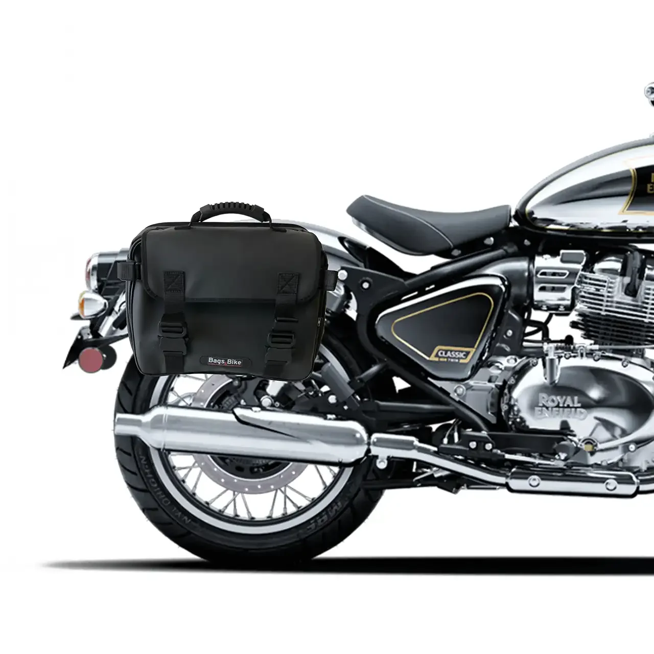 Panniers for Royal Enfield Classic 650, pair of ADVENTUR side bags - Image 3