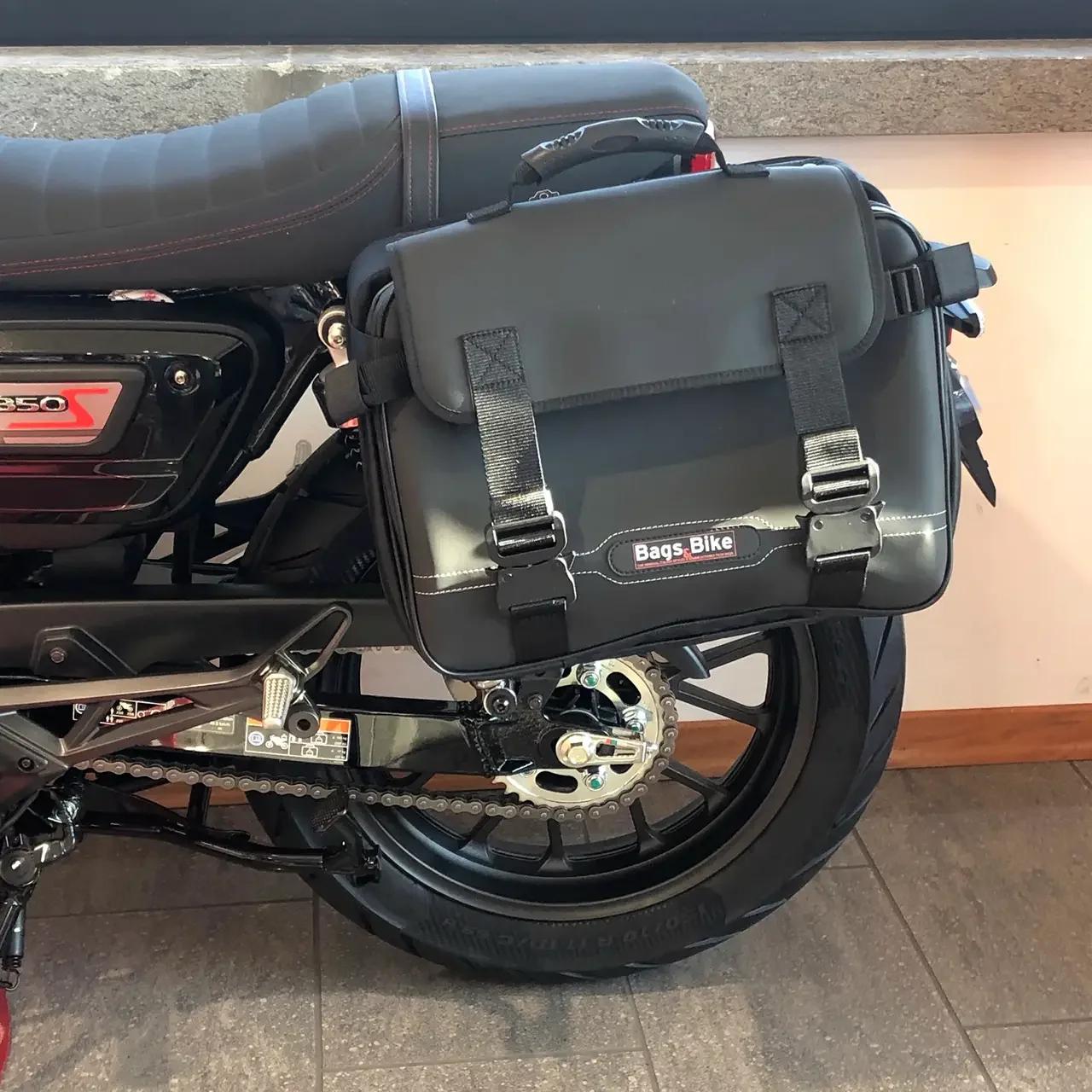 Pannier for Honda GB 350 S, left-sided bag ADVENTUR - Image 2