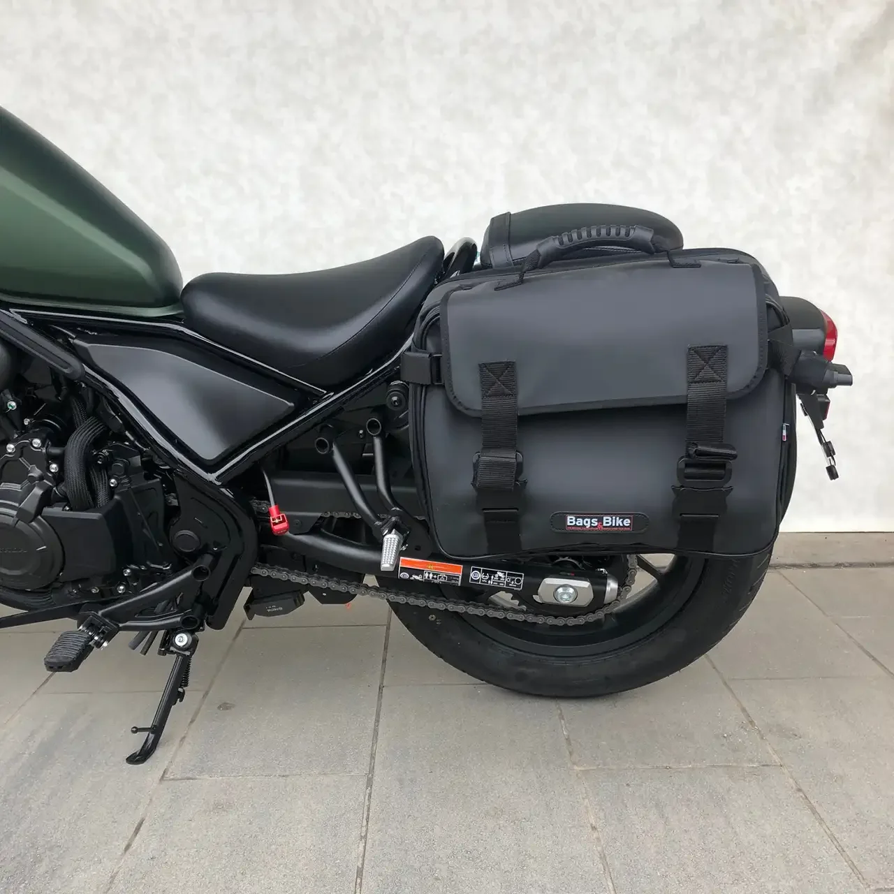 Panniers for Honda Rebel 500, pair of ADVENTUR side bags