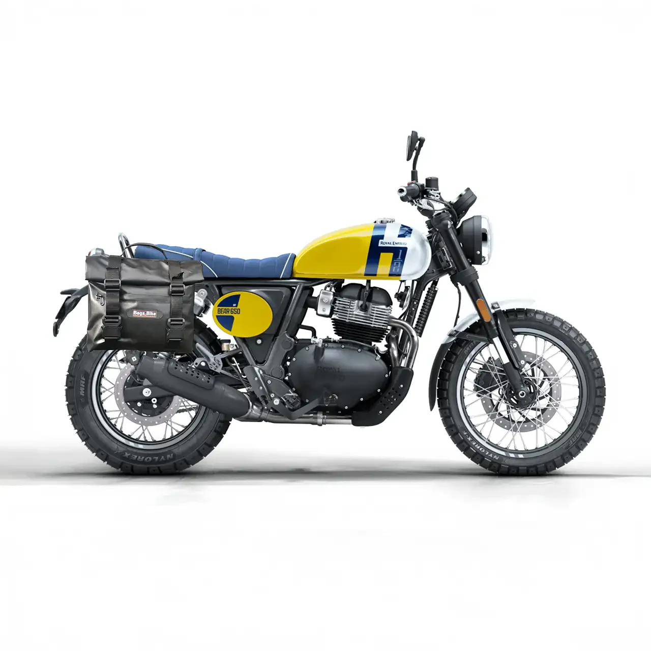 Panniers for Royal Enfield Bear 650, pair of AMIATA side bags - Image 3