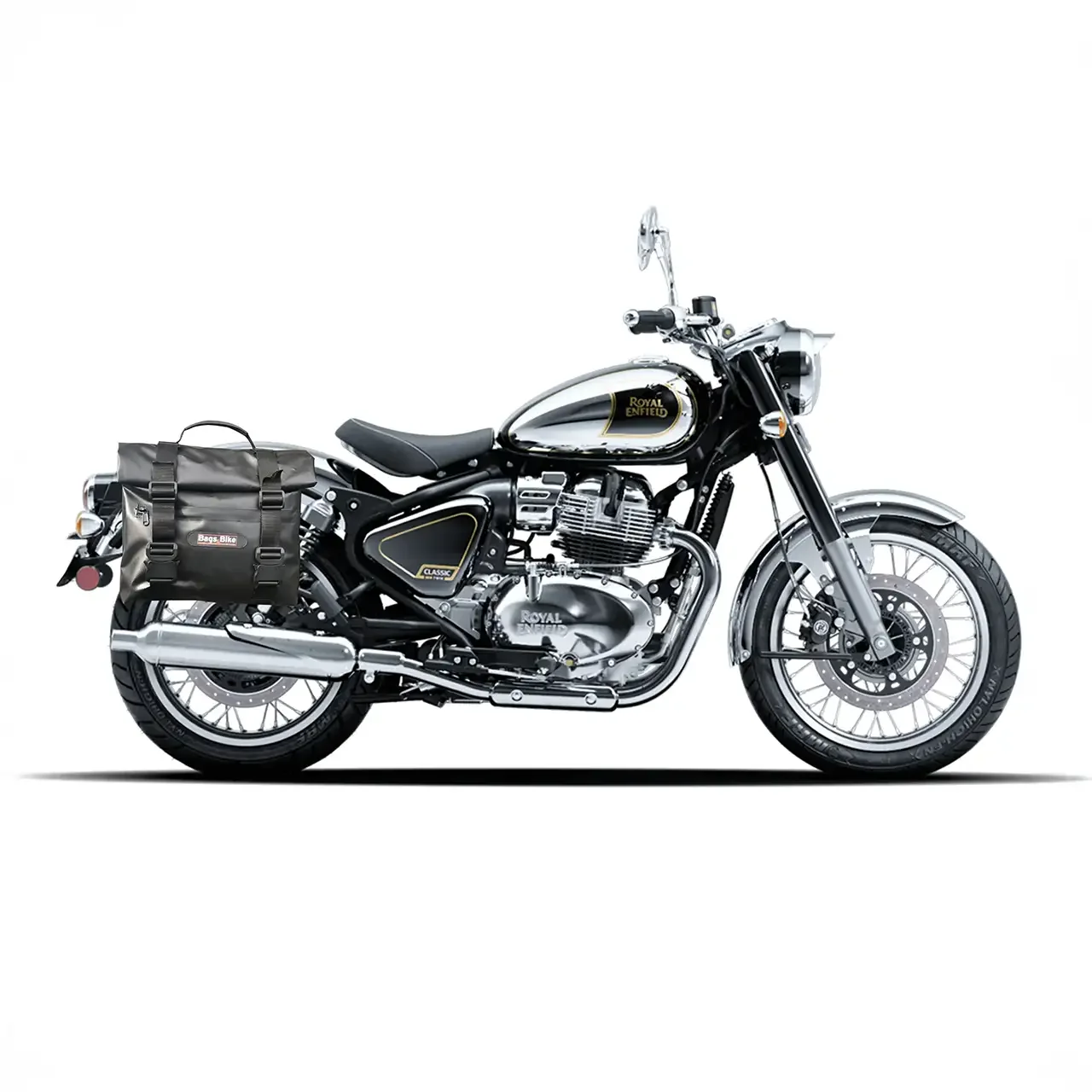 Borse laterali per Royal Enfield Classic 650, coppia di borse AMIATA - immagine 3