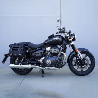 Borse laterali per Royal Enfield Super Meteor 650, coppia di borse CAMION in Cuoio