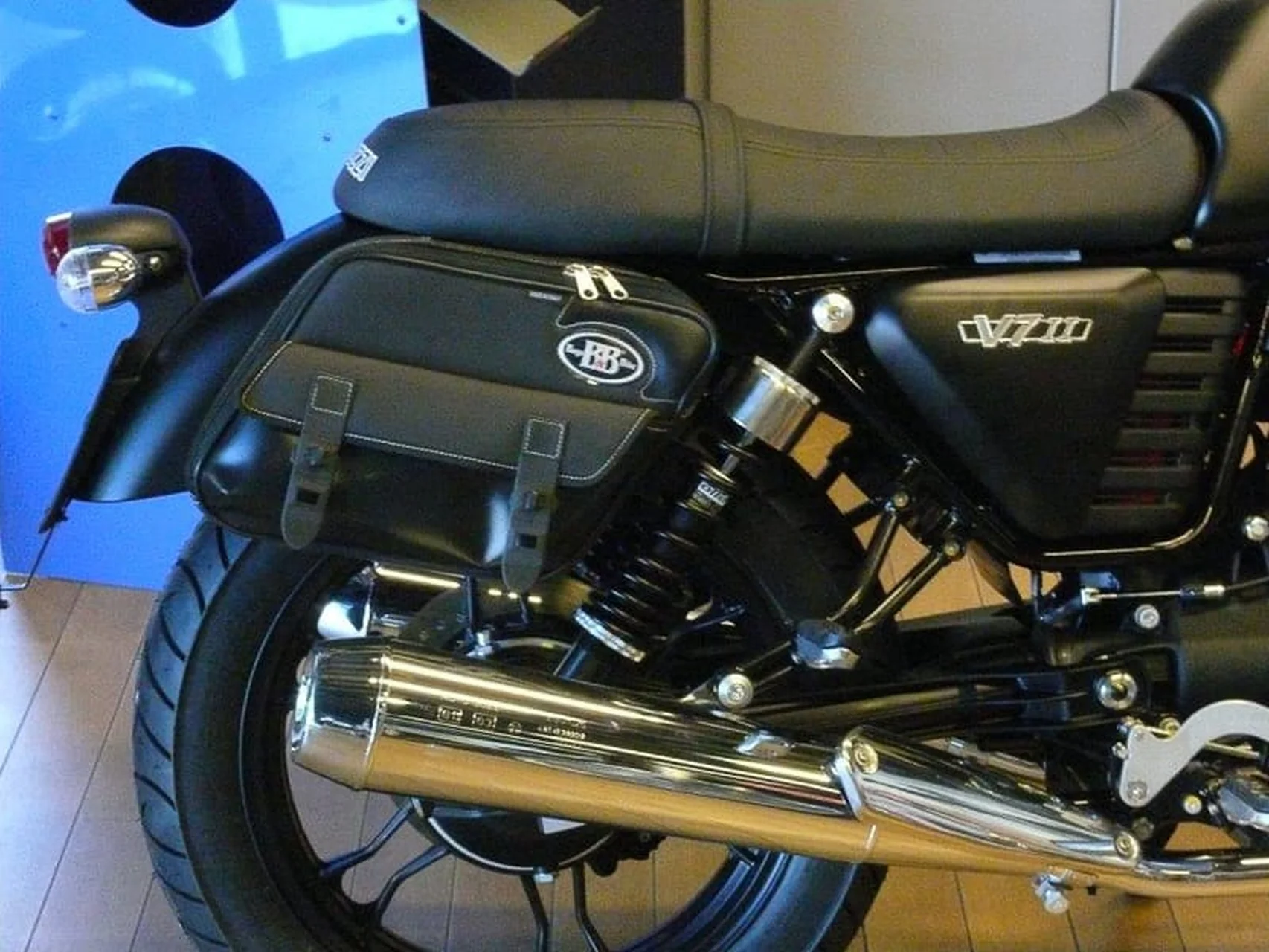 Borse laterali per Moto Guzzi V7, coppia di borse PERFECT - immagine 6