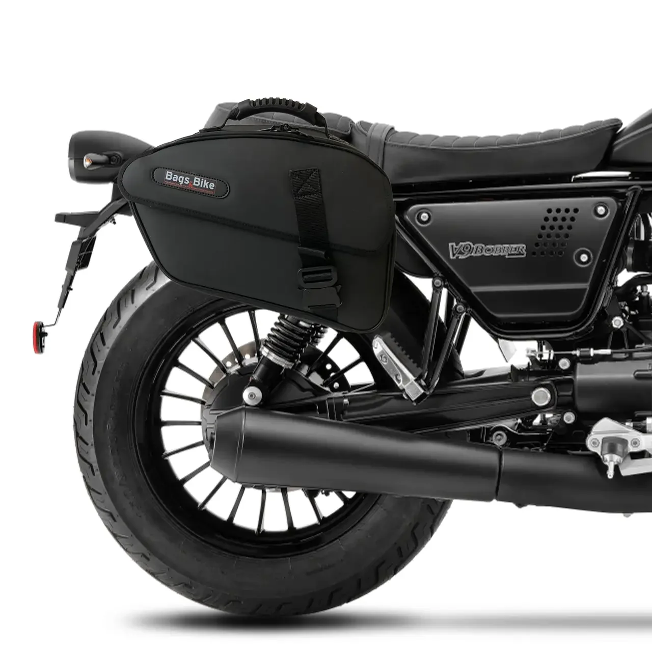 Panniers for Moto Guzzi Bobber, pair of CENTAURO side bags