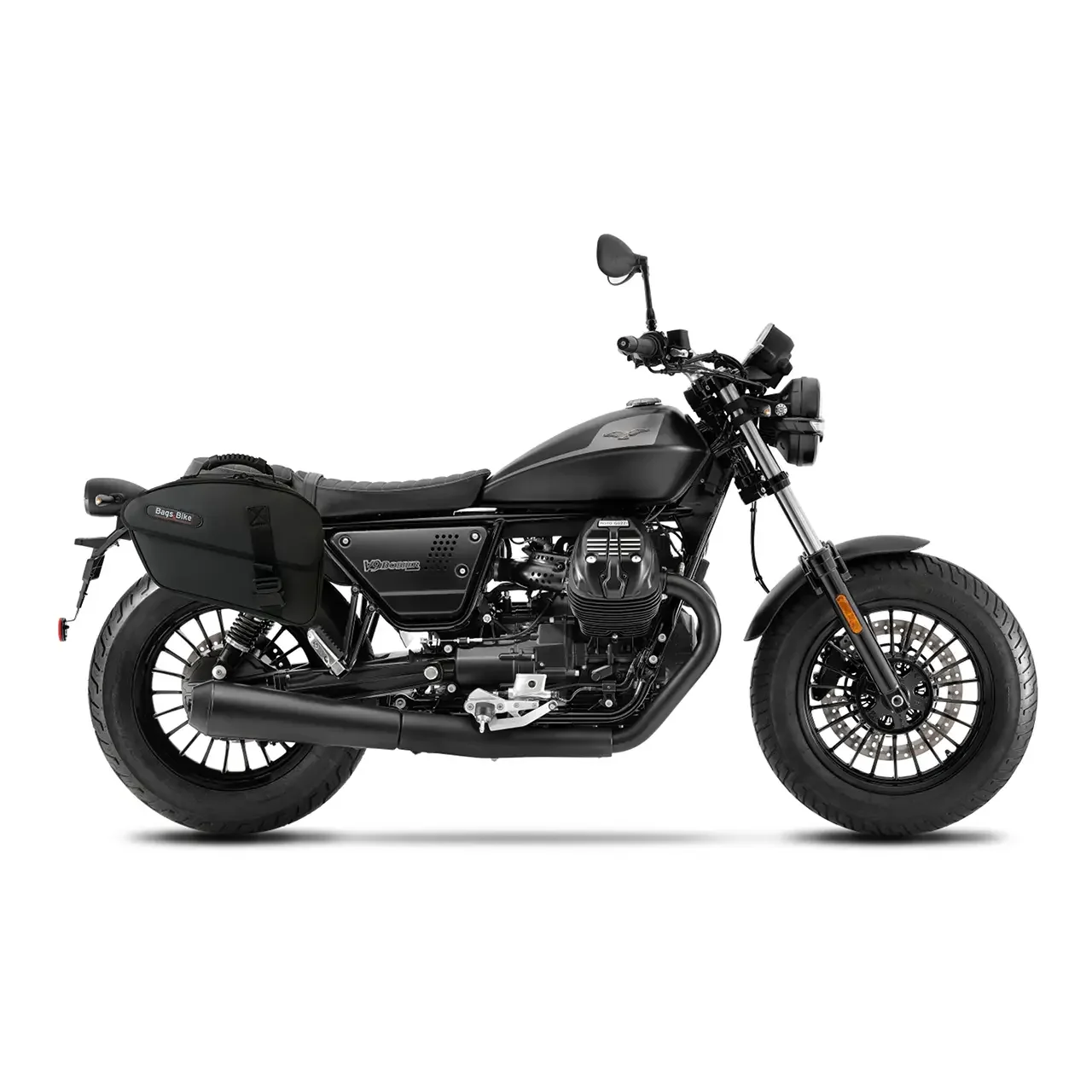 Panniers for Moto Guzzi Bobber, pair of CENTAURO side bags - Image 2