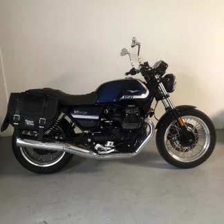 Panniers for Moto Guzzi V7 Special 2021/24, pair of CLASSIC in Black side bags