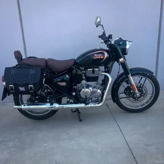 Panniers for Royal Enfield Classic 350, pair of CLASSIC in Black side bags