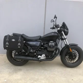 Panniers for Moto Guzzi Bobber, pair of CONTAINER side bags