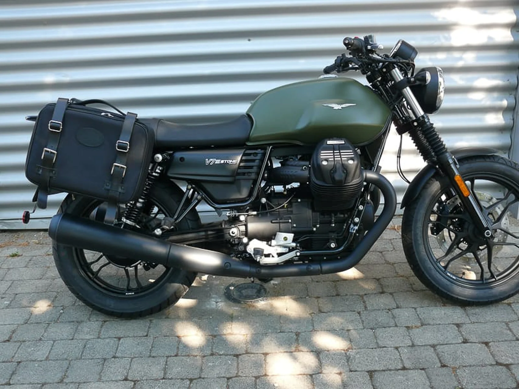 Borse laterali per Moto Guzzi V7 III, coppia di borse CONTAINER