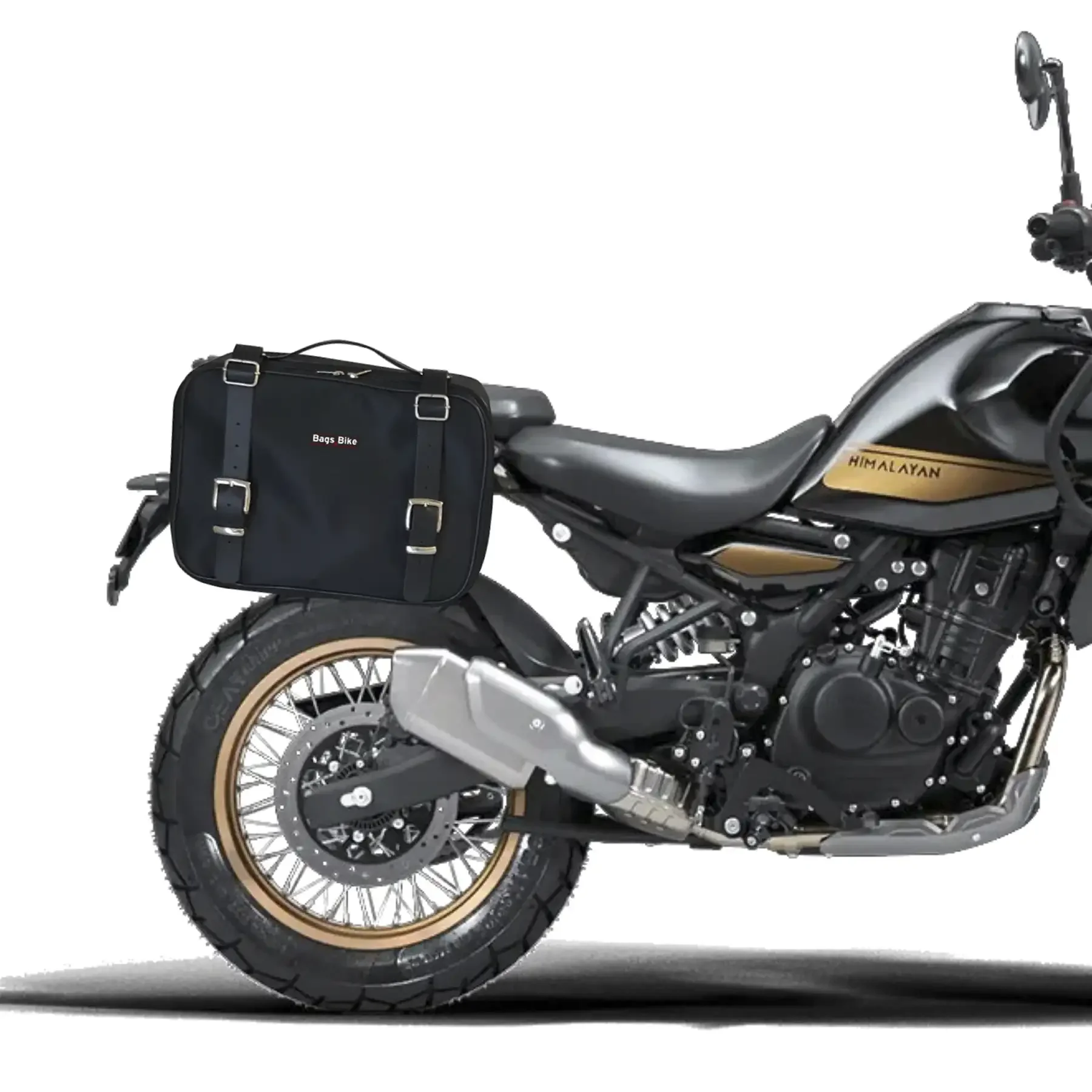 Panniers for Royal Enfield Himalayan 450, pair of CONTAINER side bags