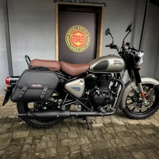 Panniers for Royal Enfield Classic 350, pair of EXCLUSIVE side bags