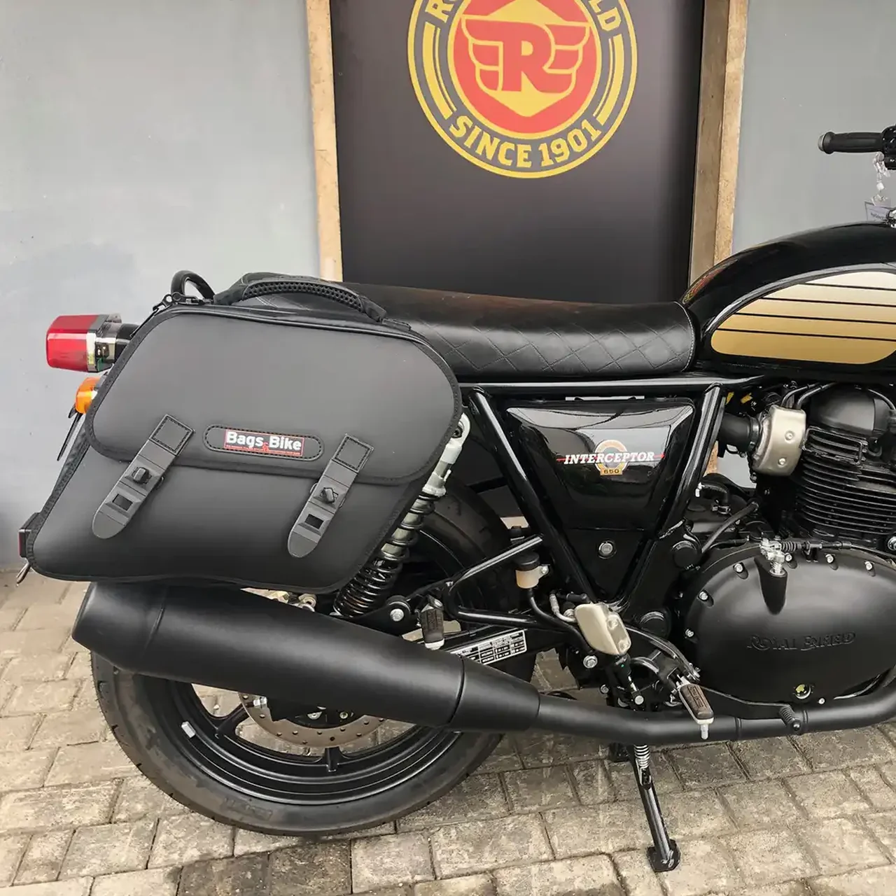 Panniers for Royal Enfield Interceptor Continental, pair of EXCLUSIVE side bags - Image 2