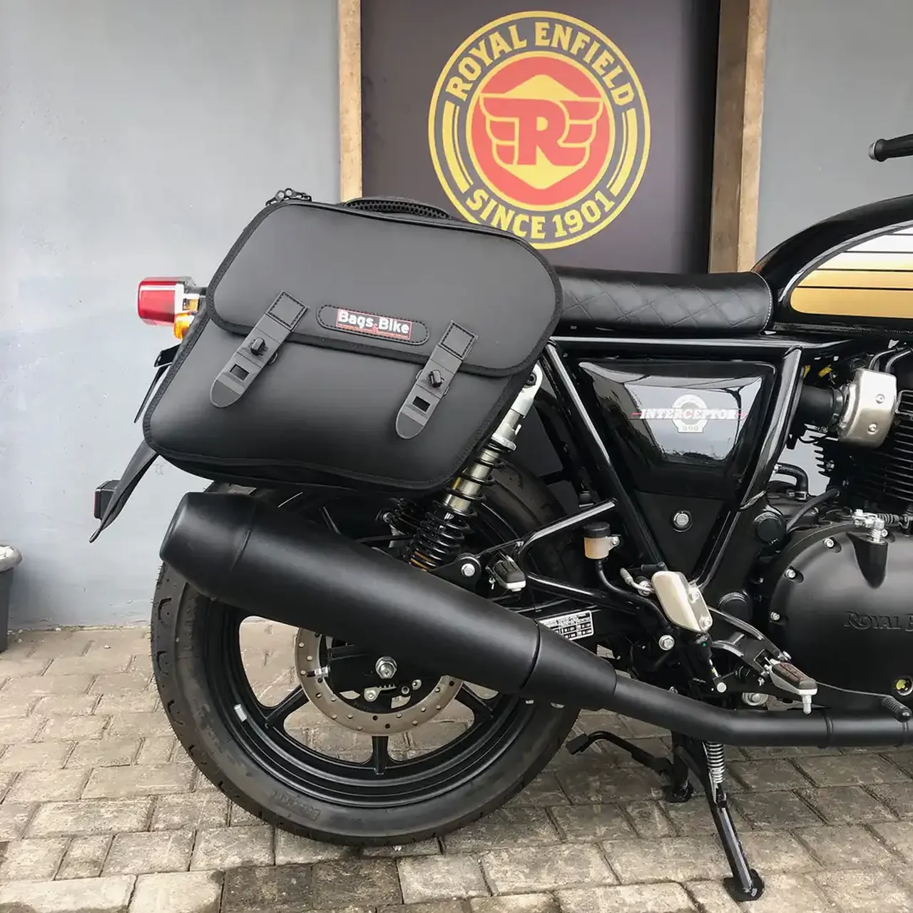 Panniers for Royal Enfield Interceptor Continental, pair of EXCLUSIVE side bags - Image 3