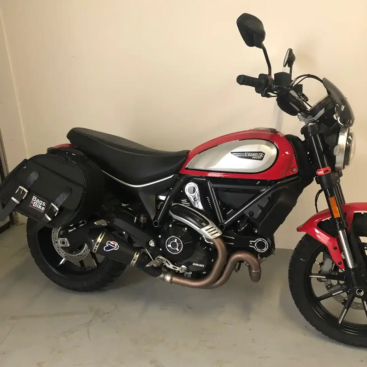 Borse laterali per Ducati Scrambler 2019/2022, coppia di borse EXPLORER in Nera