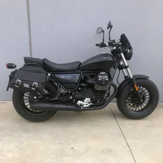 Borse laterali per Moto Guzzi Bobber, coppia di borse EXPLORER in Nera