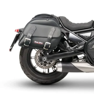 Panniers for Calibro Moto Morini, pair of EXPLORER in Black side bags