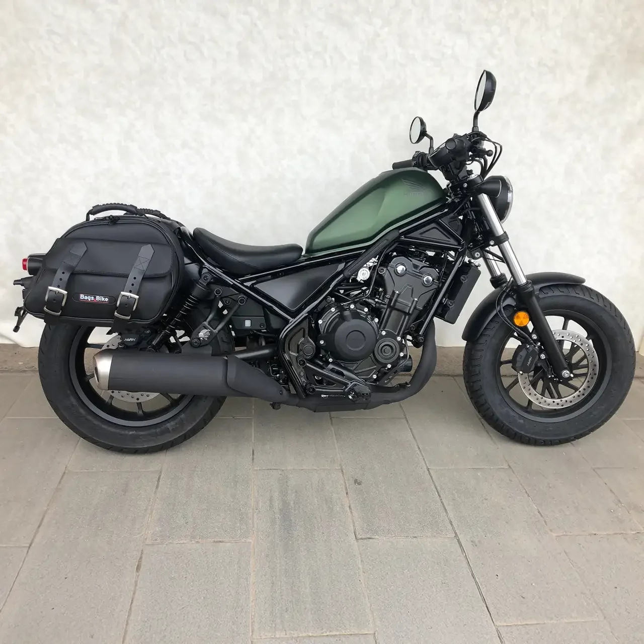 Panniers for Honda Rebel 500, pair of EXPLORER in Black side bags - Image 4