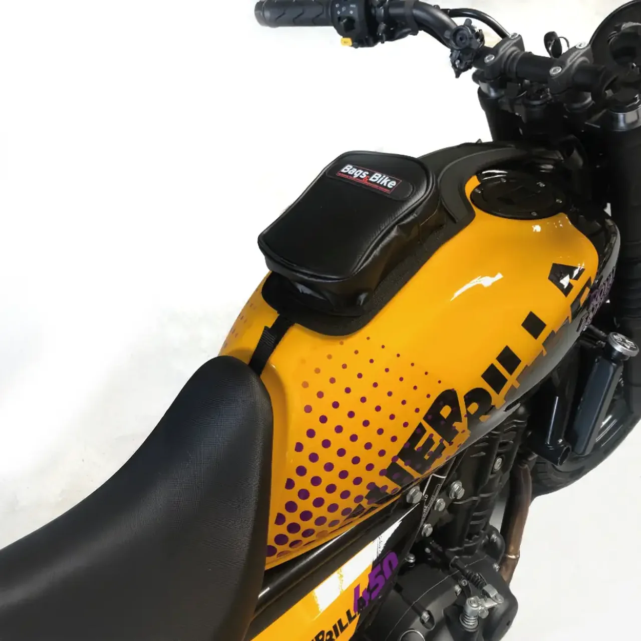 Tank bag Bags&Bike in Black, for Royal Enfield Guerrilla