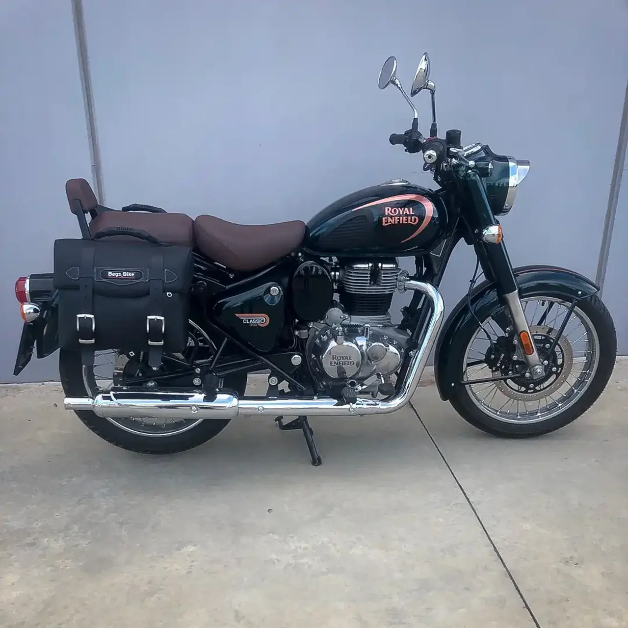 Panniers for Royal Enfield Classic 350, pair of MATRIX side bags