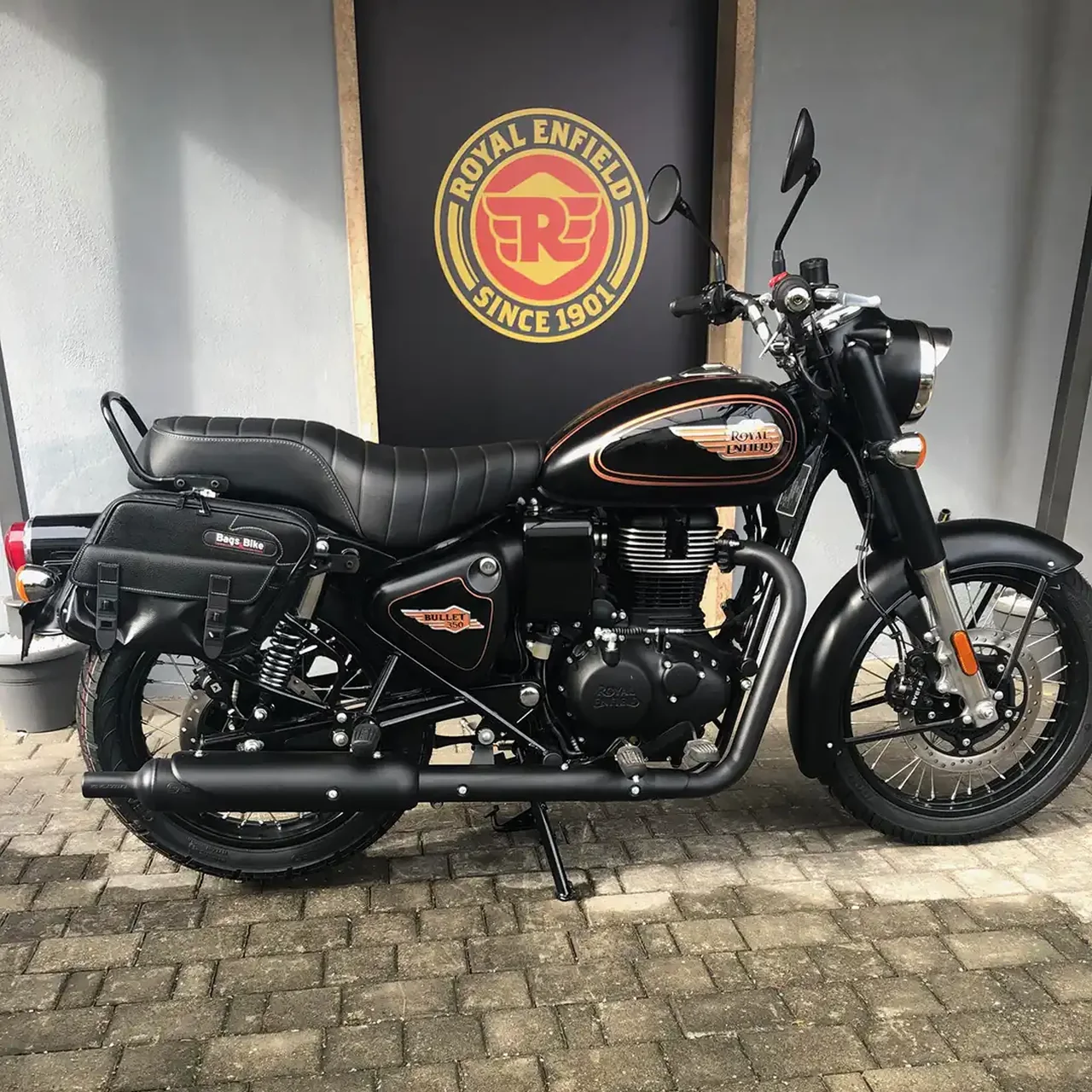 Borse laterali per Royal Enfield Bullet 350, coppia di borse PERFECT - immagine 2