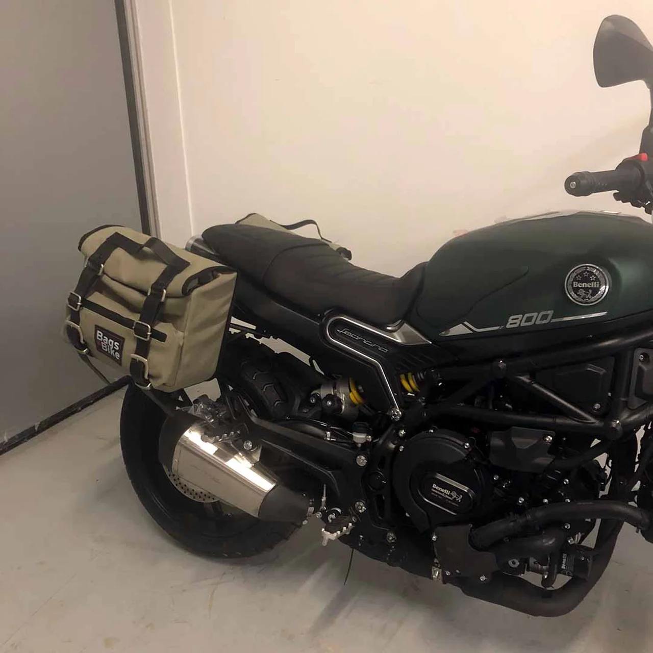 Borse laterali per Benelli Leoncino 800, coppia di borse SAHARA in Grigio - immagine 2