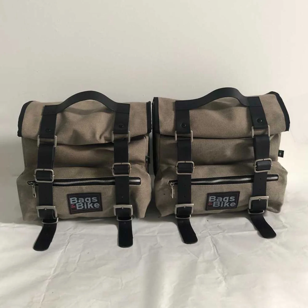 Borse laterali per Benelli Leoncino 800, coppia di borse SAHARA in Grigio - immagine 5