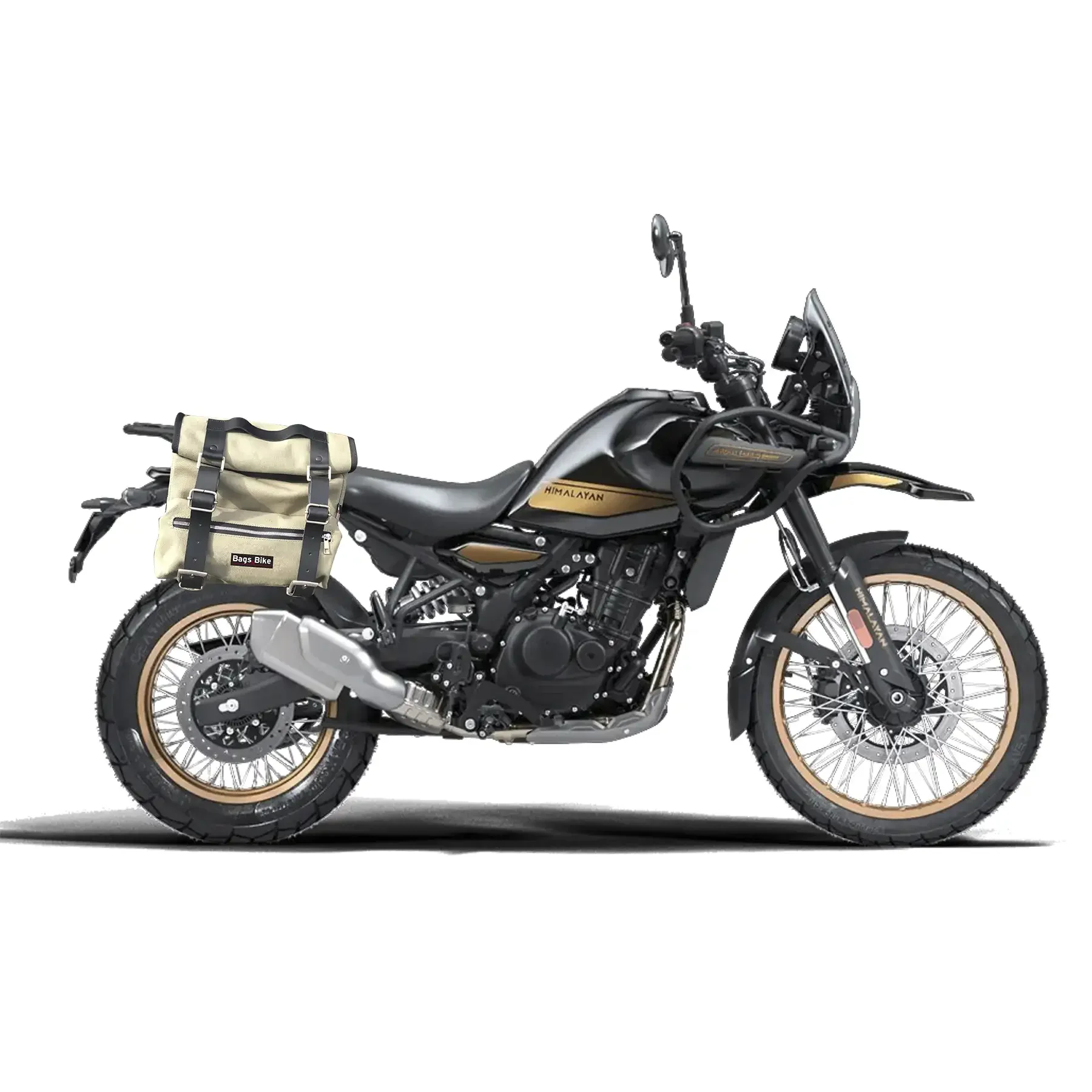 Panniers for Royal Enfield Himalayan 450, pair of SAHARA in Gray side bags - Image 2