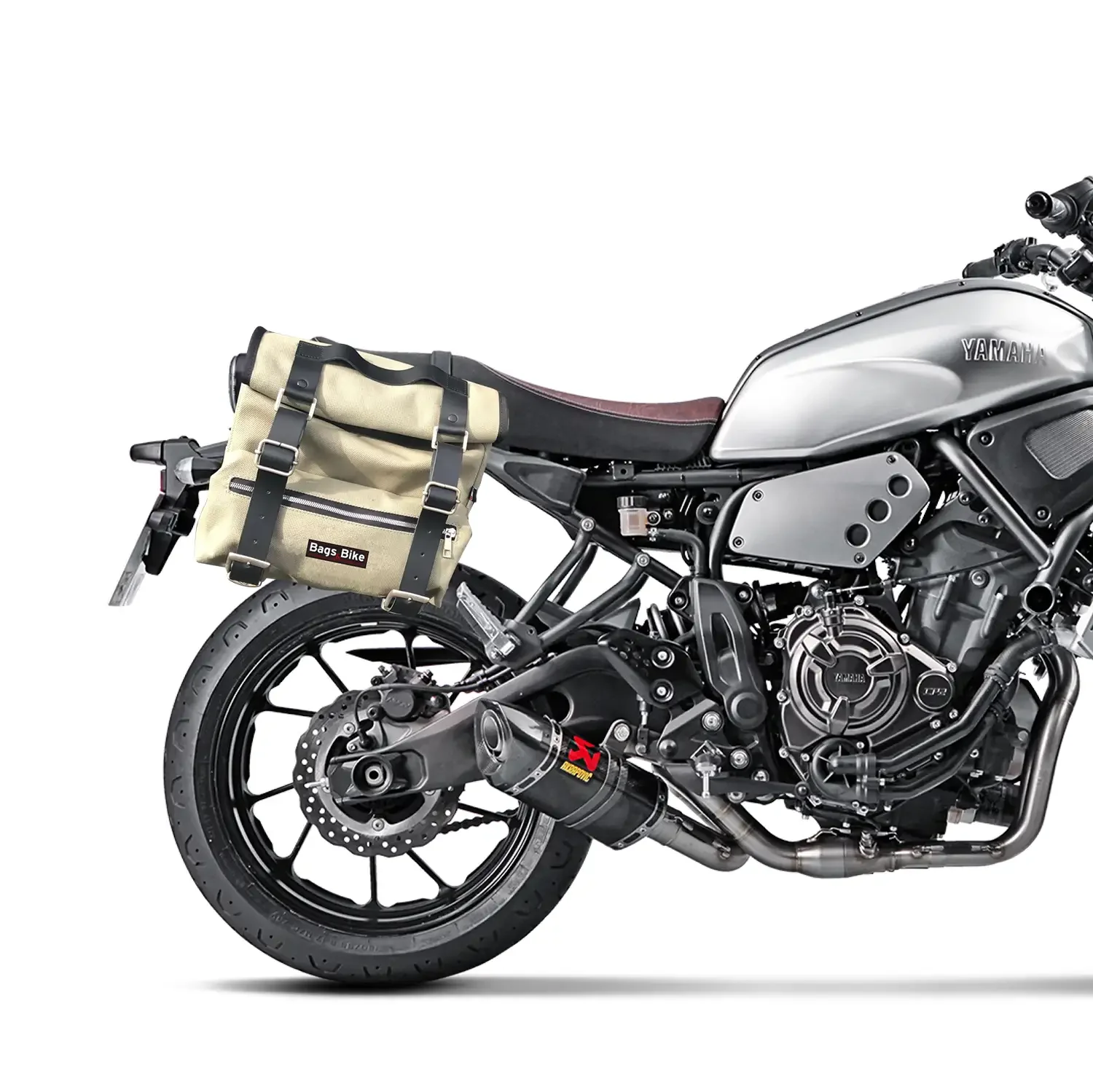 Panniers for Yamaha XSR 700, pair of SAHARA in Gray side bags - Image 3