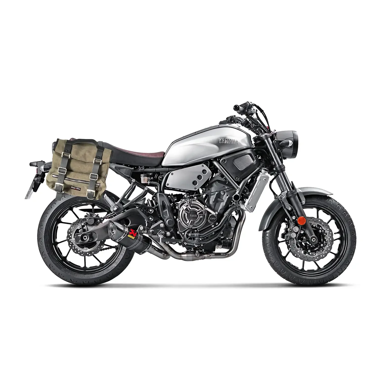 Panniers for Yamaha XSR 700, pair of SAHARA in Green side bags - Image 2