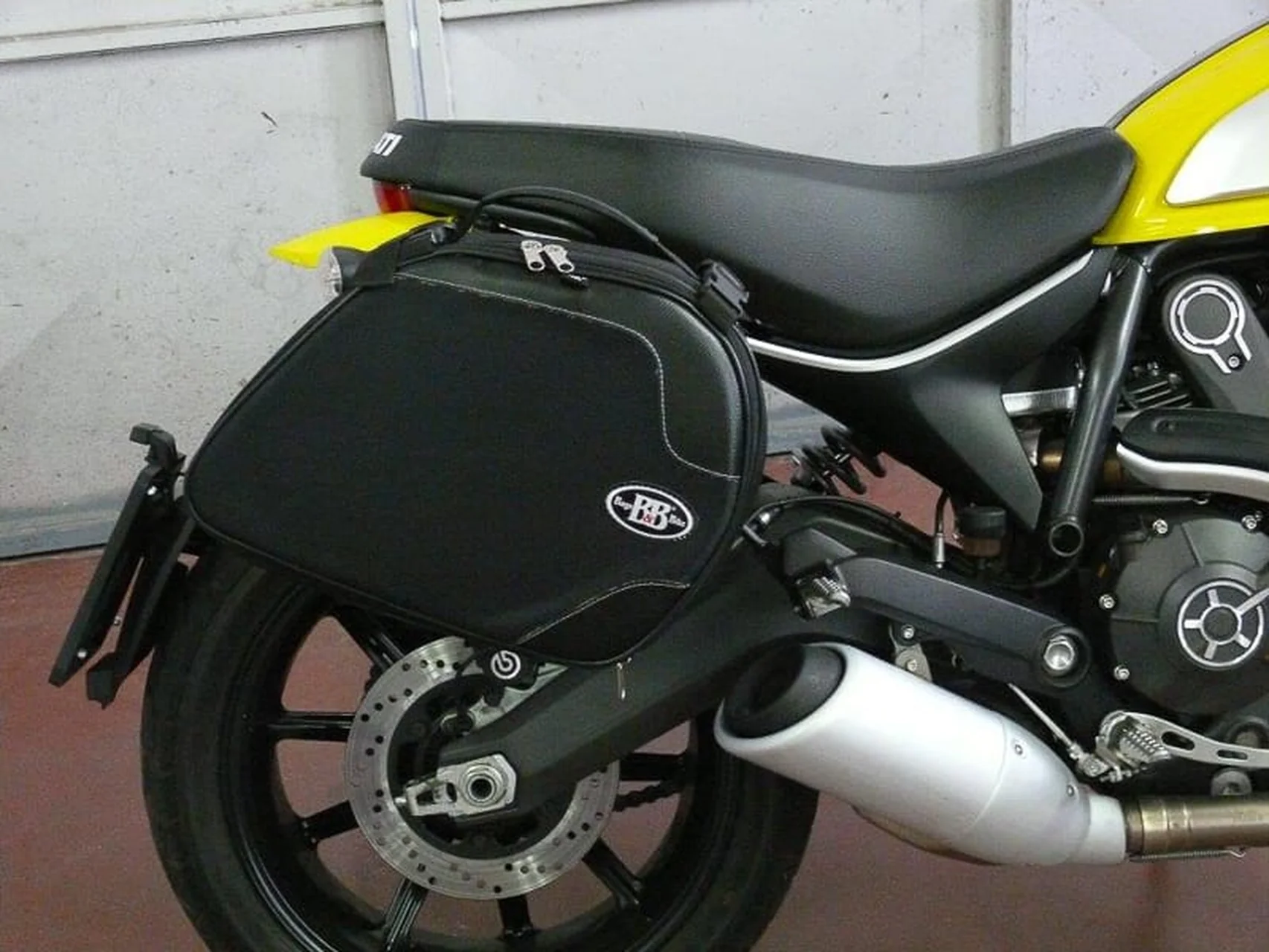 Borse laterali per Ducati Scrambler 800/400, coppia di borse SCRAMBLER