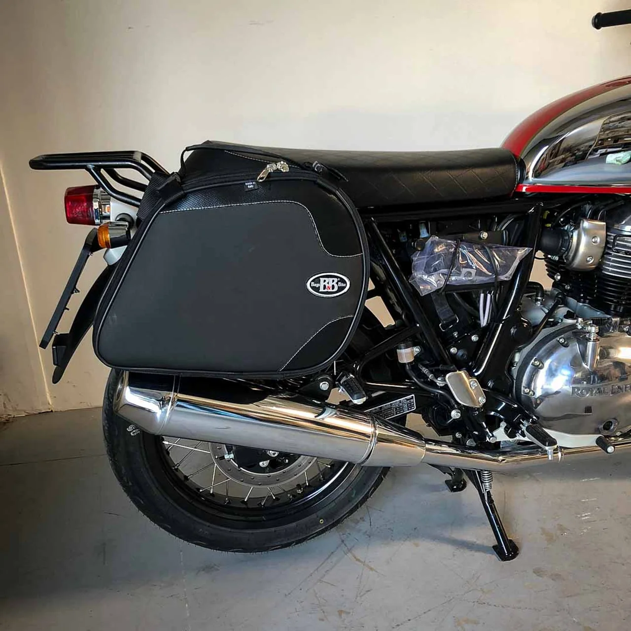 Panniers for Royal Enfield Interceptor Continental, pair of SCRAMBLER side bags