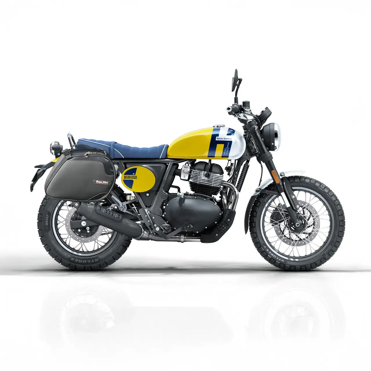 Borse laterali per Royal Enfield Bear 650, coppia di borse SCRAMBLER - immagine 3