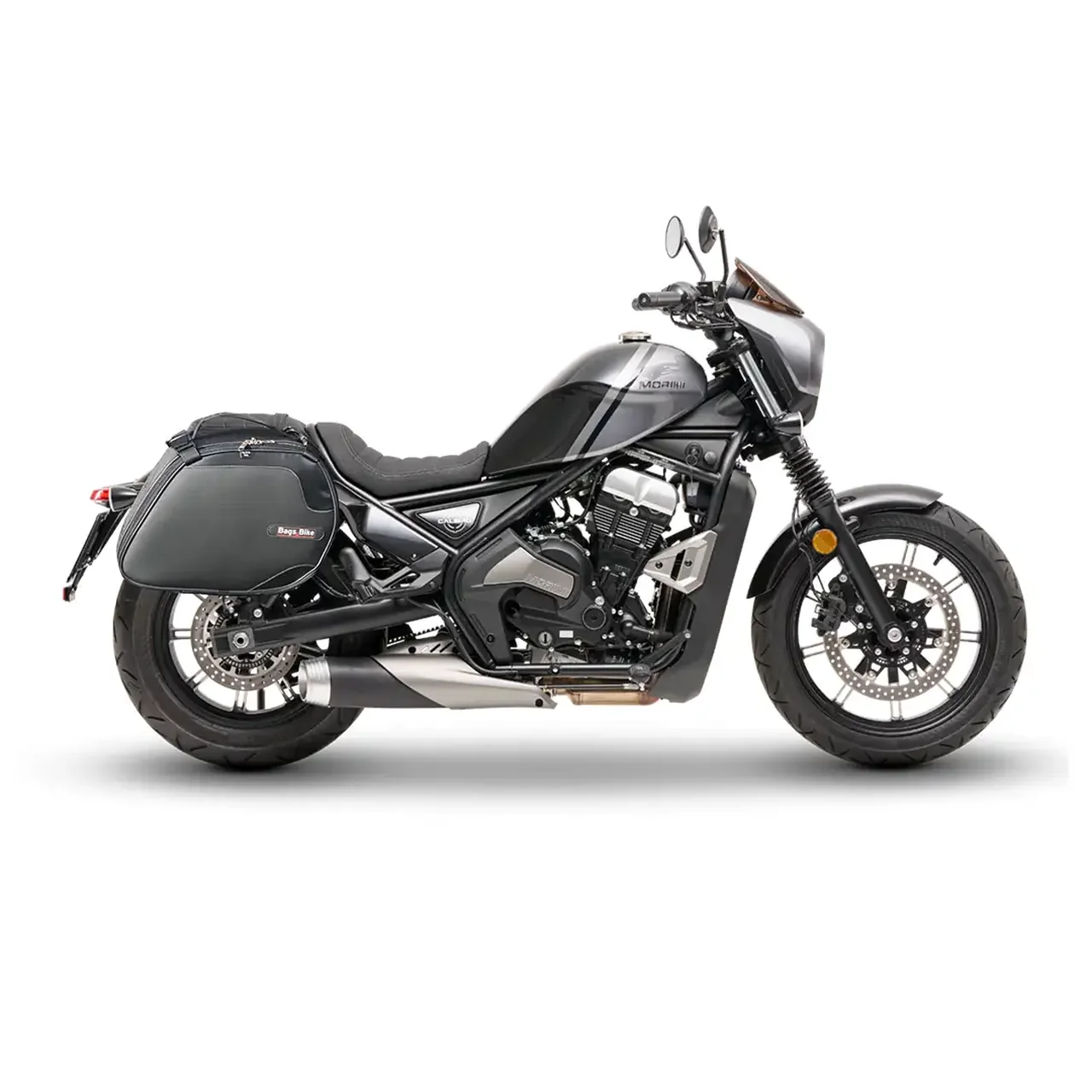 Panniers for Calibro Moto Morini, pair of SCRAMBLER side bags - Image 2