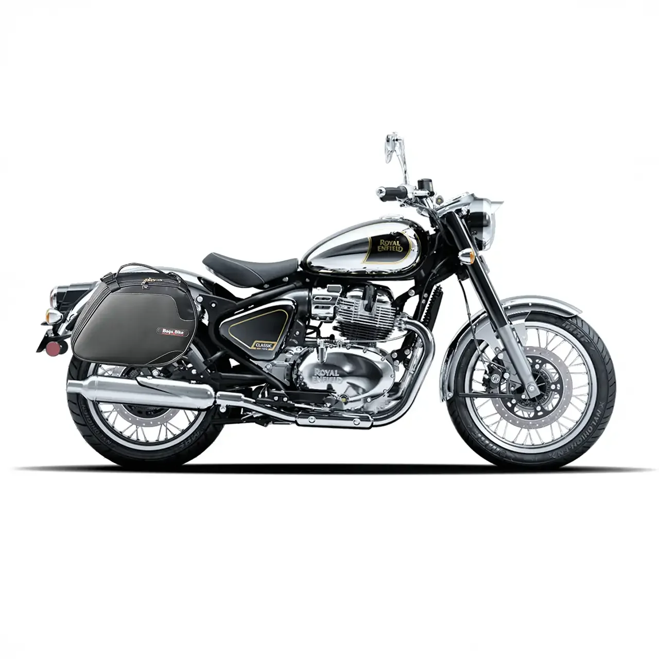 Borse laterali per Royal Enfield Classic 650, coppia di borse SCRAMBLER - immagine 2
