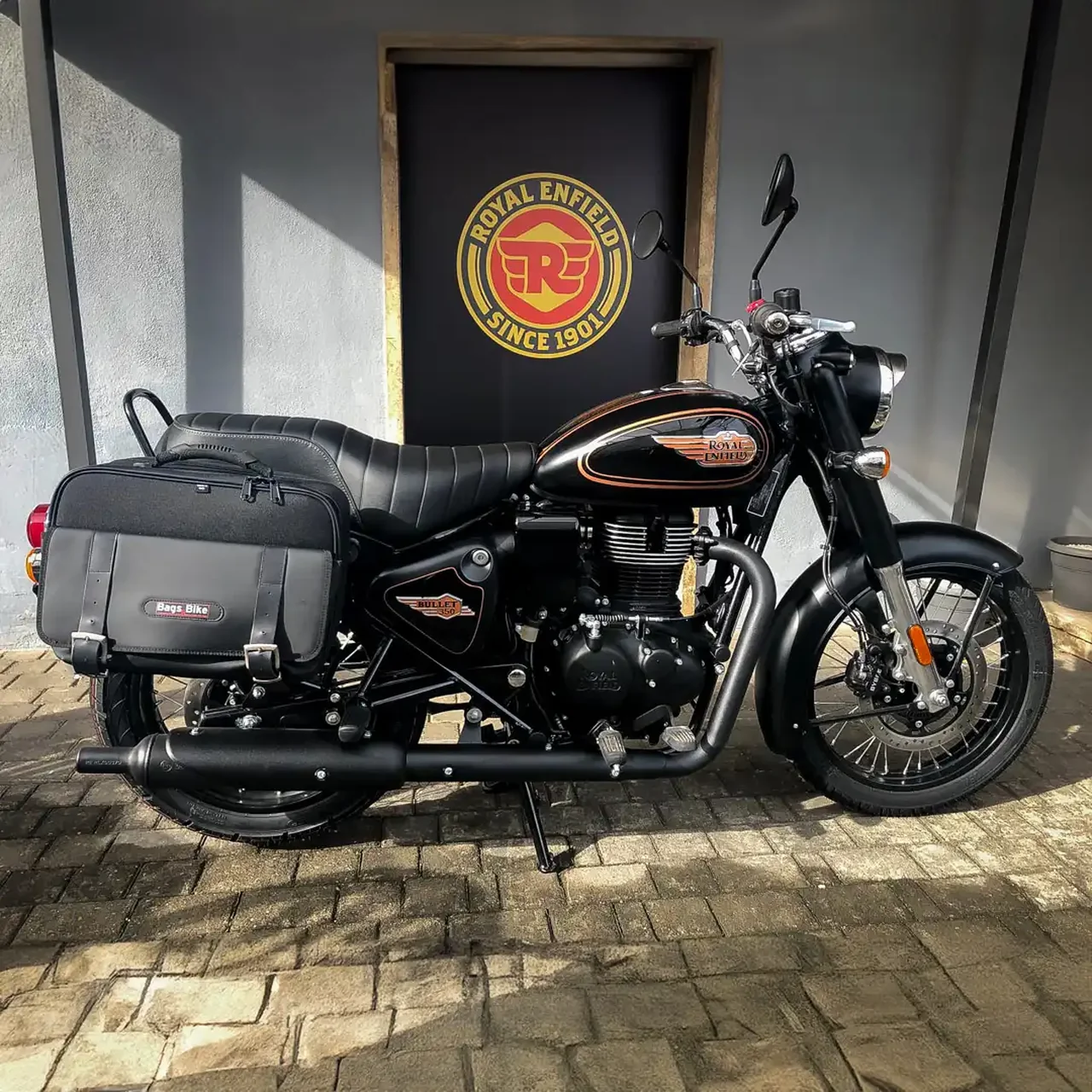 Borse laterali per Royal Enfield Bullet 350, coppia di borse TRAVEL - immagine 4