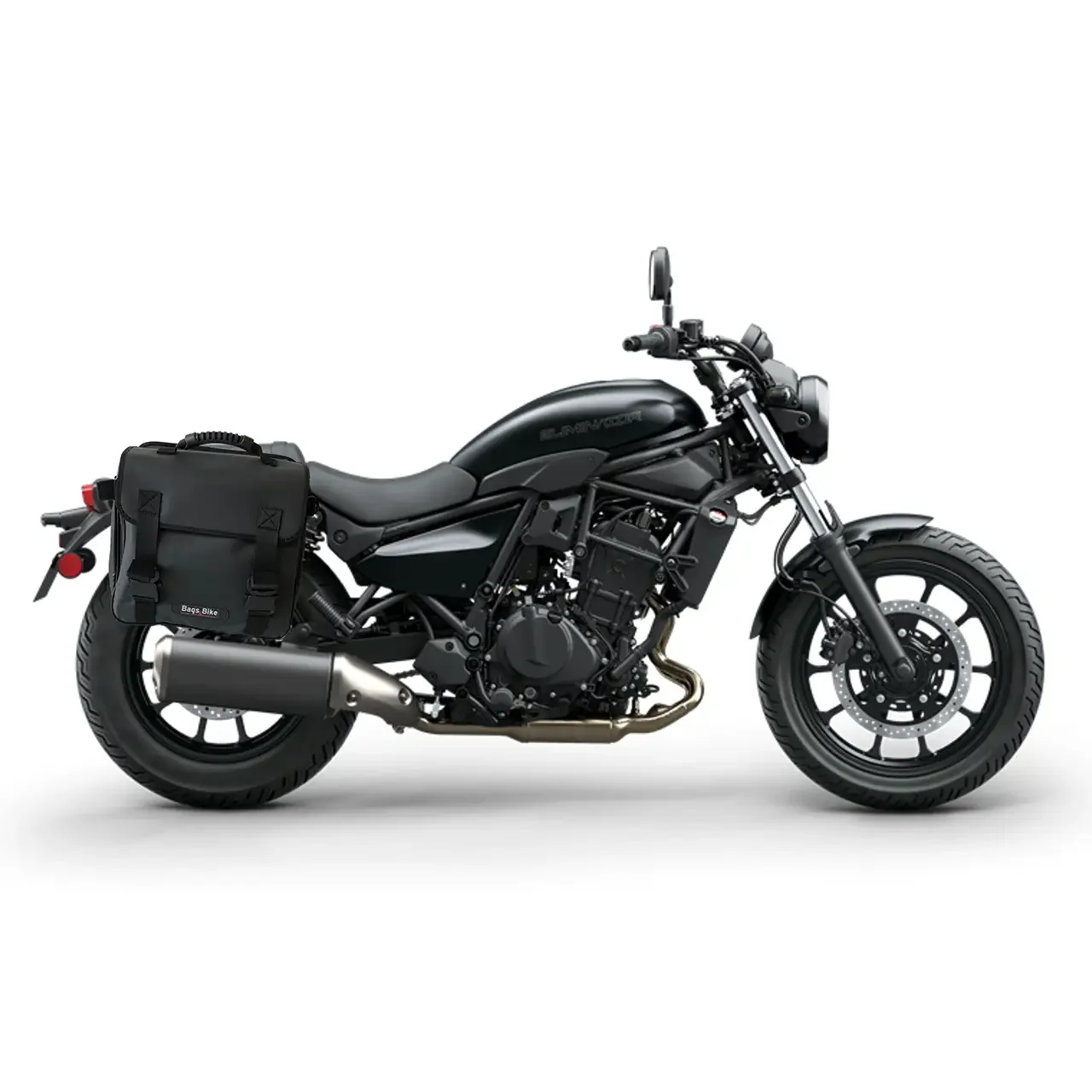 Panniers for Kawasaki Eliminator, pair of TREKKER side bags - Image 2