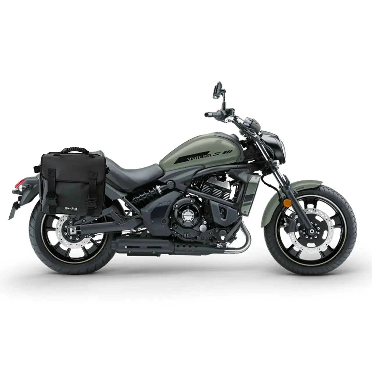 Borse laterali per Kawasaki Vulcan 650, coppia di borse TREKKER - immagine 2