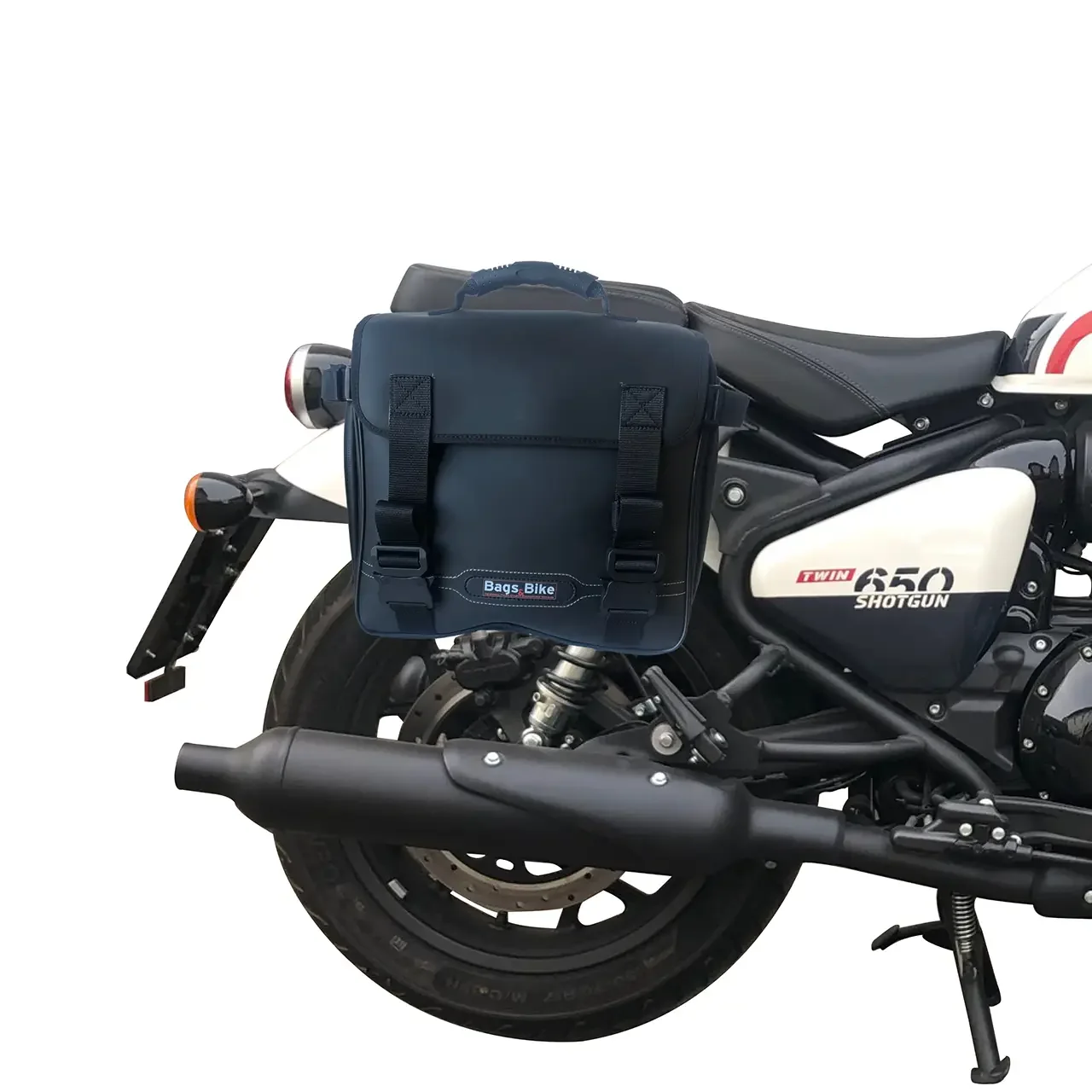 Panniers for Royal Enfield Shotgun, pair of TREKKER side bags