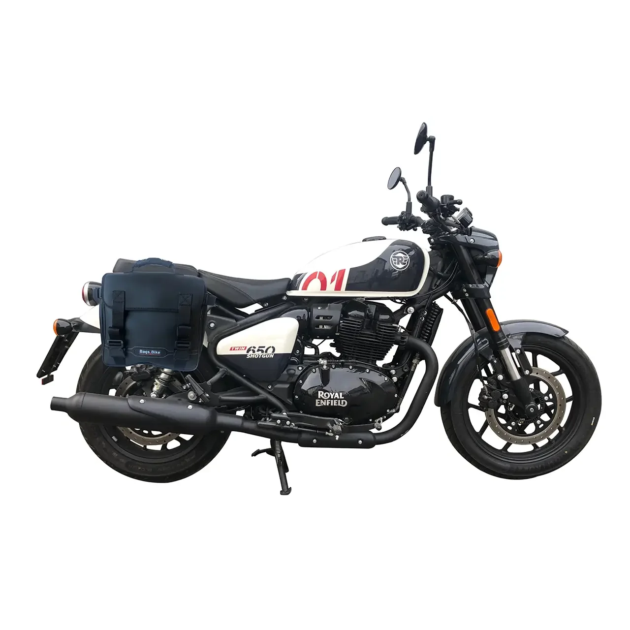 Panniers for Royal Enfield Shotgun, pair of TREKKER side bags - Image 2