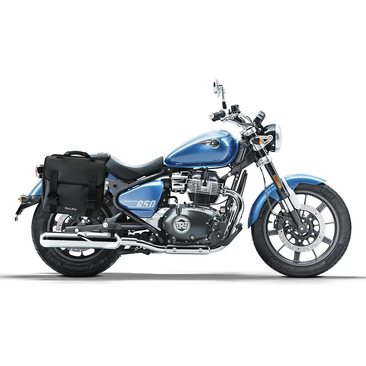 Panniers for Royal Enfield Super Meteor 650, pair of TREKKER side bags - Image 2