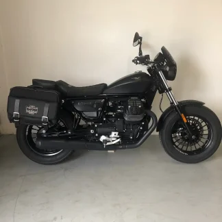 Panniers for Moto Guzzi Bobber, pair of TRAVEL CENTENARIO side bags