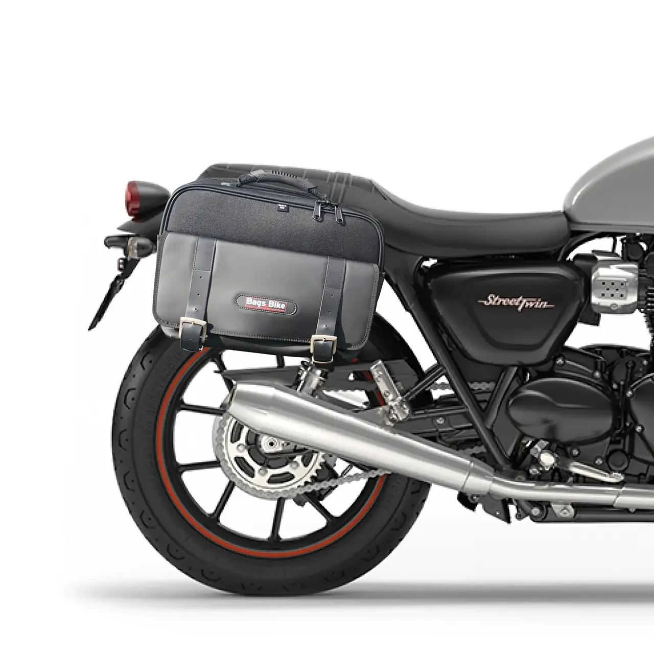 Panniers for Triumph Street Twin 900, pair of TRAVEL TRIUMPH STREET TWIN 900 side bags - Image 2