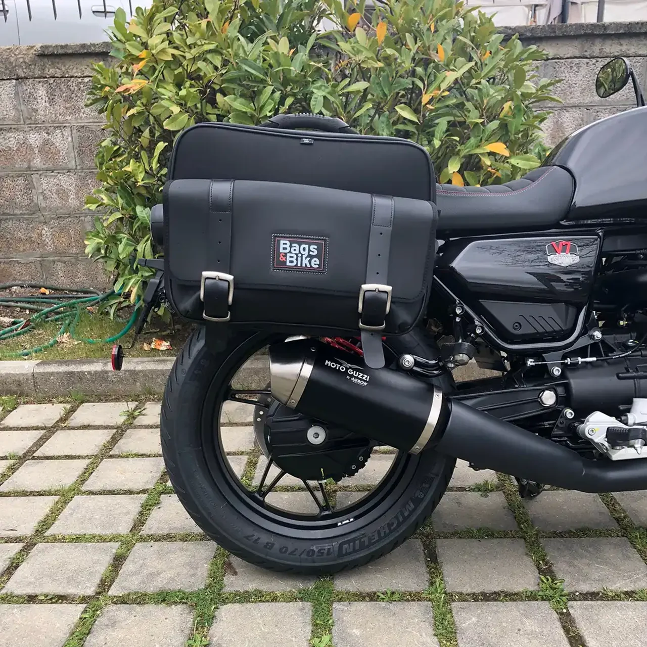 Borse laterali per Moto Guzzi V7 Special Edition, coppia di borse TRAVEL - immagine 4