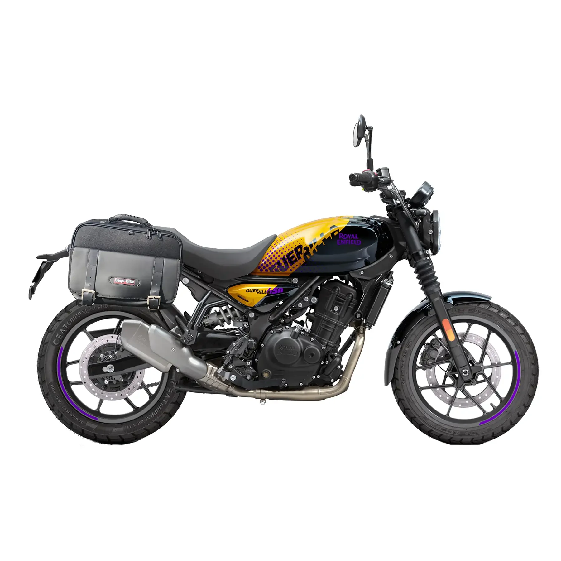 Panniers for Royal Enfield Guerrilla, pair of TRAVEL side bags - Image 2